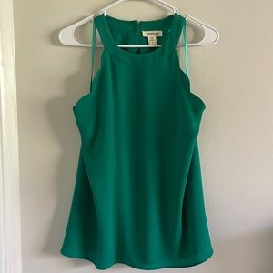 Green Scalloped Blouse